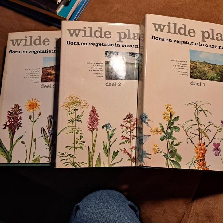 Flora en Vegetatie in onze natuurgebieden  Deel 1,2 en 3, Boeken, Natuur, Gelezen, Bloemen, Planten en Bomen, Ophalen of Verzenden