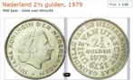 Nederland Juliana 1979 ƒ 2.50 400jr Unie van Utrecht, Postzegels en Munten, Munten | Nederland, 2½ gulden, Ophalen of Verzenden