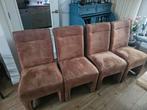 4 Eethoek stoelen, Ophalen, Gebruikt, Bruin, Vier