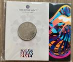 The Royal Mint 5 pound ROLLING STONES, Postzegels en Munten, Munten | Europa | Niet-Euromunten, Ophalen, Overige landen, Losse munt