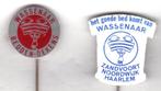 2 speldjes WASSENAAR BEDDEN EN DEKENS ZANDVOORT NOORDWIJK HA, Verzamelen, Speldjes, Pins en Buttons, Verzenden, Gebruikt, Overige onderwerpen