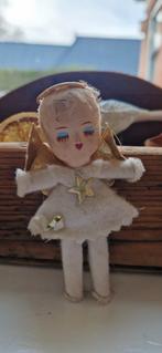 Oude chenille kerstengeltjes~vilten kerstengeltjes, Diversen, Kerst, Ophalen of Verzenden