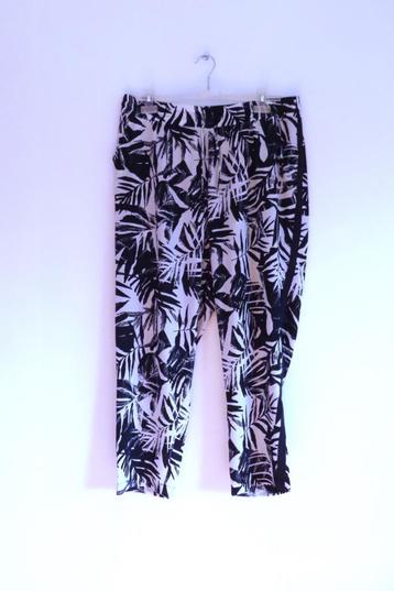 Broek Harembroek Blauw Wit Miss Etam mt 44 (4189) beschikbaar voor biedingen