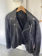 Zwart dames bikerjack jas, Kleding | Dames, Jassen | Winter, Ophalen of Verzenden, Zo goed als nieuw, Maat 46/48 (XL) of groter
