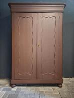 Bruine biedermeier linnenkast kledingkast meidenkast, Ophalen of Verzenden