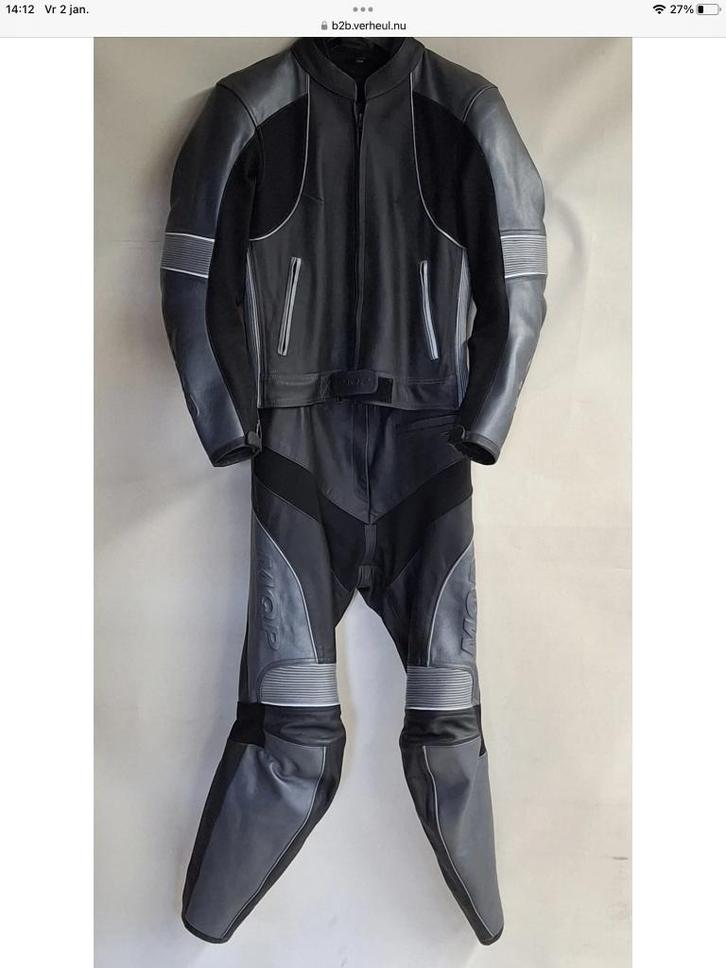 Lederen Motor pak MQP Combipak, Motoren, Kleding | Motorkleding, Combipak, Heren, Tweedehands, Ophalen