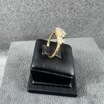 Gouden Ring | 18k* | 2,39g | bloem briljant | 15,5 | 377634, Sieraden, Tassen en Uiterlijk, Gebruikt, Ophalen of Verzenden, Kleiner dan 17