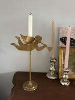 Messing engel kaarshouder, Diversen, Kerst, Ophalen of Verzenden, Gebruikt