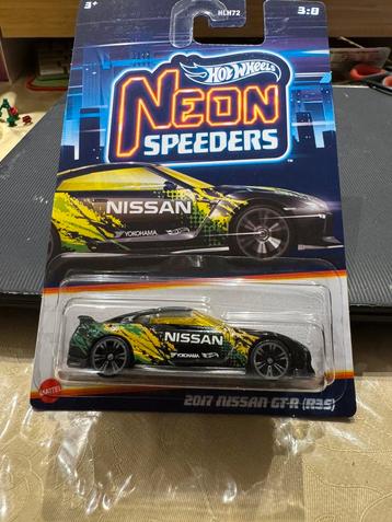 Hotwheels Neon Speeders 2017 Nissan GT-R R35 hot wheels beschikbaar voor biedingen