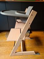 Tripp Trapp Kinderstoel met Eetblad, Ophalen of Verzenden, Gebruikt, Meegroeistoel, Afneembaar eetblad