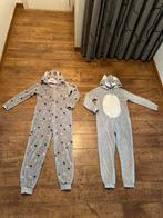 2x Carnaval pyjama Onesie Unicorn en Vos maat 134-140 / 9-10, Ophalen of Verzenden, Zo goed als nieuw, Meisje, Nacht- of Onderkleding