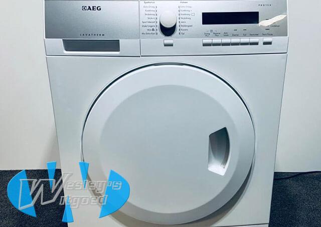 👉 AEG T75373NAH warmtepompdroger 8kg 1 jaar garantie, Witgoed en Apparatuur, Wasdrogers, Gebruikt, Overige typen, Voorlader, 6 tot 8 kg