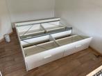 BRIMNES Ikea bed frame 180 x 200, Ophalen, Gebruikt, Wit, Tweepersoons