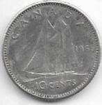 10  cent  1965  Canada. km. 61, Postzegels en Munten, Munten | Amerika, Zilver, Ophalen of Verzenden, Losse munt, Noord-Amerika