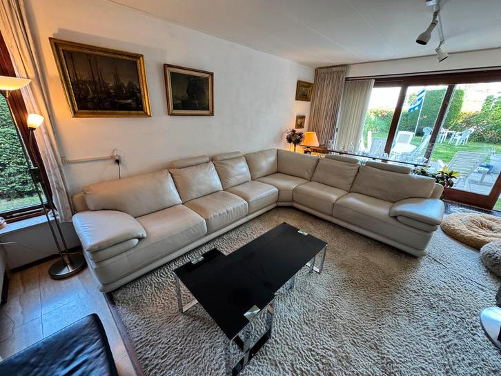 Erg mooi Chateau d’ax hoekbankstel, leder, Huis en Inrichting, Banken | Complete zithoeken, Zo goed als nieuw, Ophalen