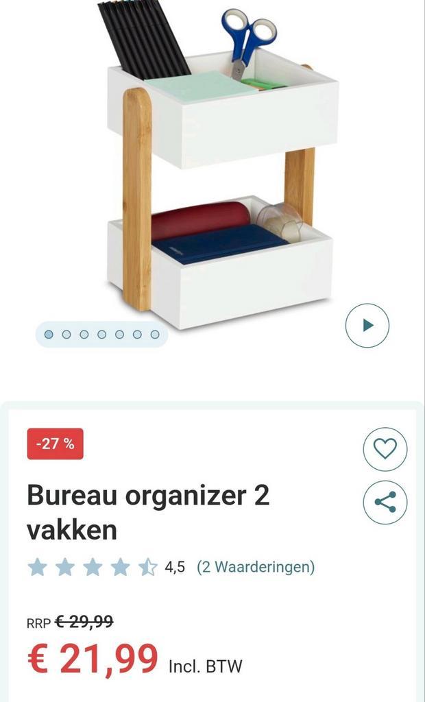 Buro make up organizer nieuw in doos, Sieraden, Tassen en Uiterlijk, Uiterlijk | Cosmetica en Make-up, Nieuw, Gehele gezicht, Ophalen