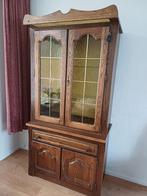 Donker eiken buffetkast, Huis en Inrichting, Kasten | Buffetkasten, Ophalen, Gebruikt, Eikenhout, 25 tot 50 cm