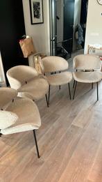 4 beige VT wonen eetkamerstoelen Tess., Huis en Inrichting, Ophalen, Zo goed als nieuw, Overige kleuren, Vijf, Zes of meer stoelen