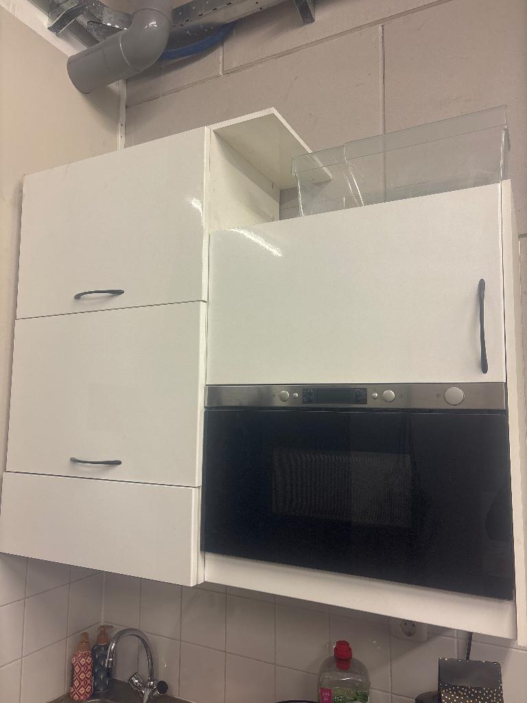 Keuken kastjes, Ophalen, Gebruikt, Wit, Enkelwandige keuken