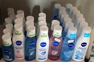 Partij 34x nieuwe nivea producten milk tonic reinigingsmelk beschikbaar voor biedingen