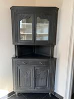 Eiken hoekkast, Huis en Inrichting, Ophalen, Zo goed als nieuw, 25 tot 50 cm