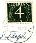 978846 Wieringerwerf NH 1963 Kijkje vanaf de Terp Gelopen, Verzamelen, Ansichtkaarten | Nederland, Ophalen of Verzenden, 1960 tot 1980