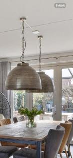 2 industriele hanglampen, Ophalen, Indstrieel, Zo goed als nieuw, Metaal