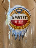 Amstel Bierglas ‘vrolijke feestdagen’, Ophalen of Verzenden, Zo goed als nieuw, Bierglas