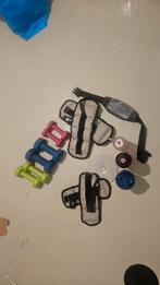 Halter, waterfles, enkelgewichten, tas, Ophalen of Verzenden