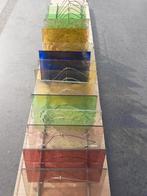 Figuurglasplaatjes Glas in lood/Tiffany, Hobby en Vrije tijd, Overige Hobby en Vrije tijd, Ophalen, Zo goed als nieuw