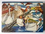 Vintage 1982 puzzel 80 Nils Holgersson Zwaneneieren Compleet, Ophalen of Verzenden, Minder dan 500 stukjes, Gebruikt, Legpuzzel
