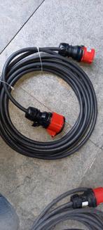 4x Verlengkabel 5G6 32A 10mtr., Doe-het-zelf en Verbouw, Elektra en Kabels, Ophalen, Nieuw, Kabel of Snoer