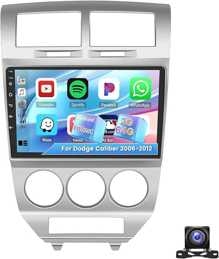 Do-dge Caliber 2006-2012 Carplay en Camera, Auto diversen, Autoradio's, Zo goed als nieuw, Ophalen