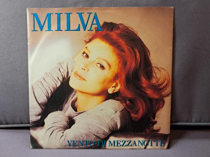 45t. milva. vento ti mezzanotte. ex+/M-, Cd's en Dvd's, Vinyl Singles, Zo goed als nieuw, Single, Pop, 7 inch, Ophalen of Verzenden