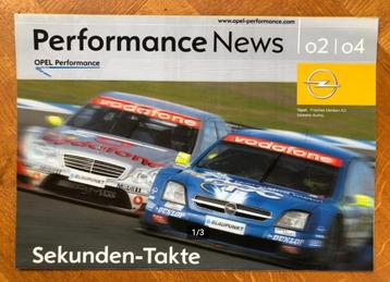 Opel Performance News 02/04 posterfolder DTM beschikbaar voor biedingen