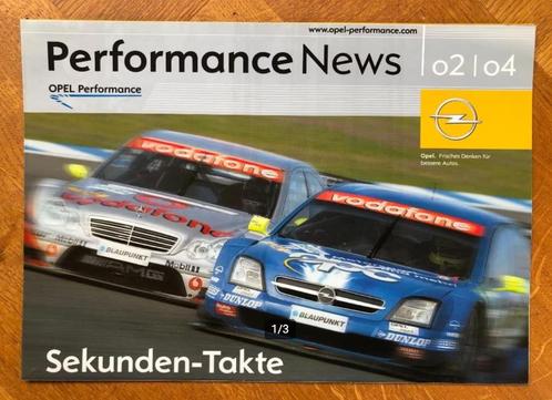 Opel Performance News 02/04 posterfolder DTM, Boeken, Auto's | Folders en Tijdschriften, Nieuw, Opel, Verzenden