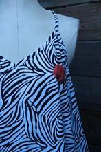 Jurk wit/ zwart Ulla Popken mt 58-60 Vaste prijs AANBIEDING, Kleding | Dames, Grote Maten, Ulla Popken, Ophalen of Verzenden, Zo goed als nieuw