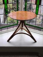 Bijzettafeltje, nachtkastje vintage hout bamboe, Ophalen, Minder dan 55 cm, Gebruikt, Hout
