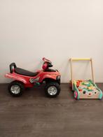 Speelgoed Quad en een loop Kar met blokjes voor 1 prijs, Kinderen en Baby's, Speelgoed | Buiten | Skelters, Ophalen, Zo goed als nieuw