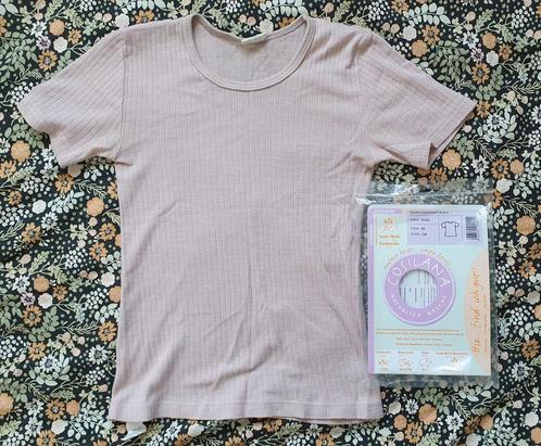 Cosilana hemd met korte mouwen wol zijde katoen 122-128 cm, Kinderen en Baby's, Kinderkleding | Maat 128, Zo goed als nieuw, Meisje