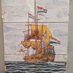 TEGELTABLAU DRIEMASTER, Antiek en Kunst, Ophalen of Verzenden