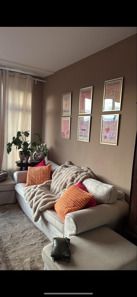 GRATIS AFHALEN - IKEA EKTORP 3-zits bank, Huis en Inrichting, Banken | Bankstellen, Gebruikt, Rechte bank, Driepersoons, 200 tot 250 cm