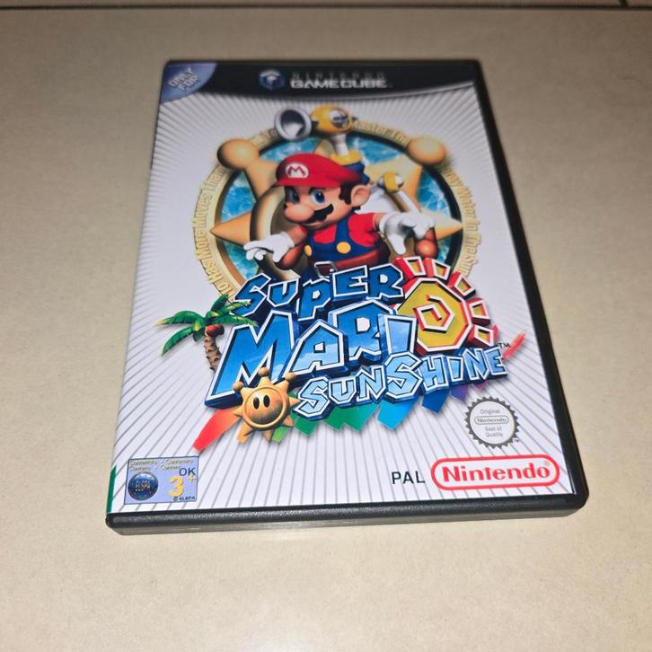 Super Mario Sunshine GameCube GC Game Case, Spelcomputers en Games, Games | Nintendo GameCube, Zo goed als nieuw, Avontuur en Actie