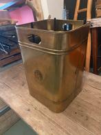 Goudkleurige decoratieve bak, Huis en Inrichting, Ophalen, Gebruikt, Minder dan 10 liter, Metaal