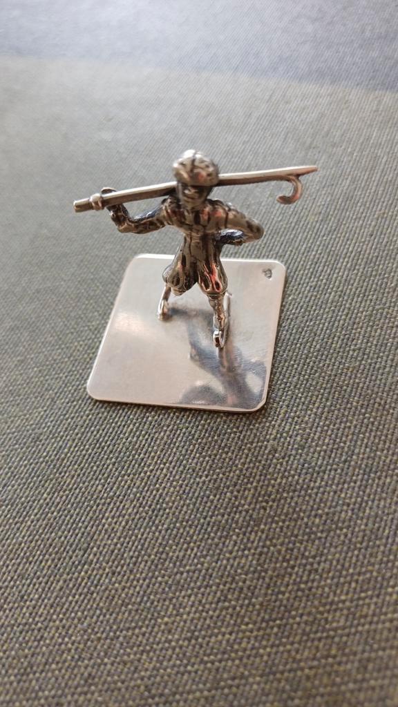 Antiek Zilveren IJsbreker Miniatuur, Antiek en Kunst, Antiek | Goud en Zilver, Ophalen of Verzenden