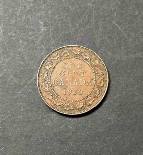 One Cent Canada, 1920, Postzegels en Munten, Munten | Amerika, Noord-Amerika, Ophalen of Verzenden