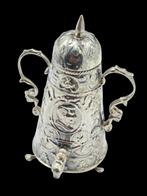 Antiek Zilveren miniatuur koffiekan, Antiek en Kunst, Antiek | Goud en Zilver, Verzenden