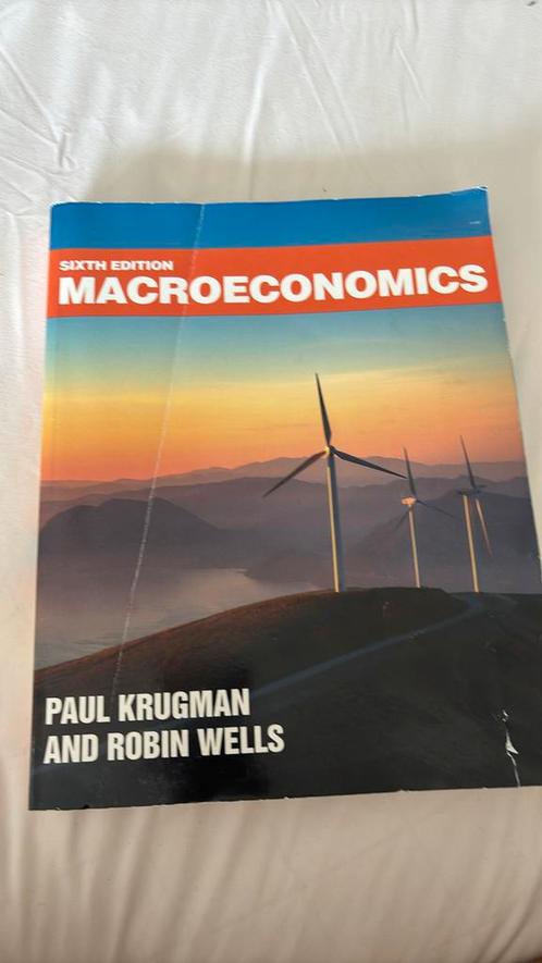 Macroeconomics Paul Krugman & Robin Wells, Boeken, Economie, Management en Marketing, Gelezen, Ophalen of Verzenden