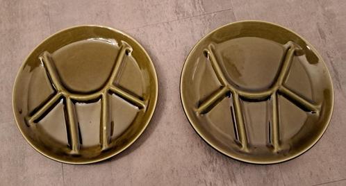Ceramic St Armand France vintage fondue-/BBQ-borden, Antiek en Kunst, Antiek | Servies los, Ophalen of Verzenden