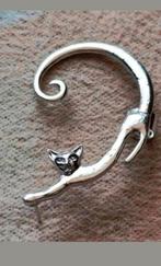 Oorstud kat, Ophalen of Verzenden, Nieuw, Zilver